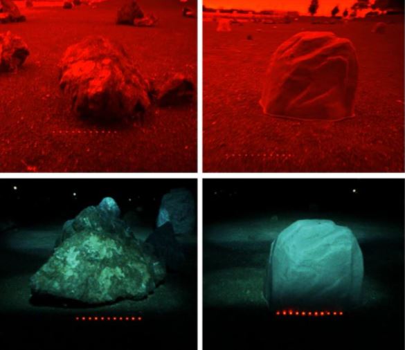 Using multi-dot structured light laser illumination for robotic detection of obstacles