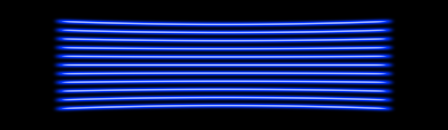 450nm (Blue) 11 line multi-line laser projection