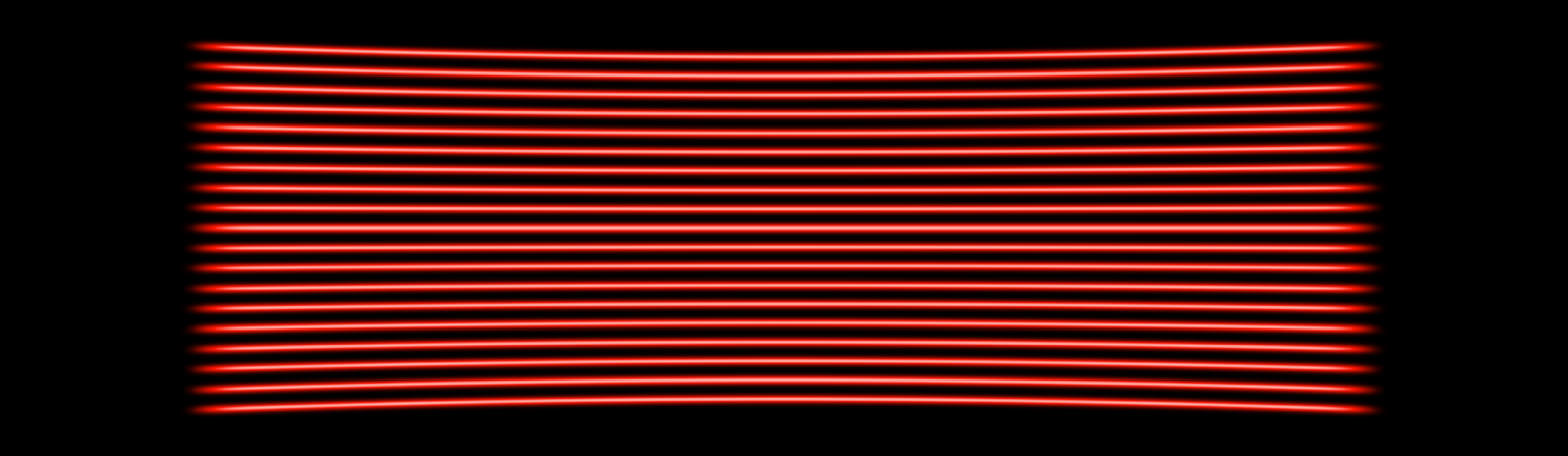 660nm (Red) 19 line multi-line laser projection