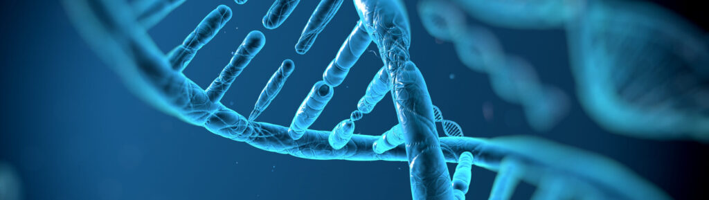 DNA strand to be analyzed with Flat top laser projector