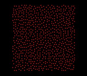 Laser Random Pattern Projection on flat surface