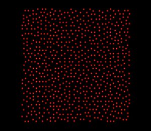 Laser Random Pattern Projection on flat surface