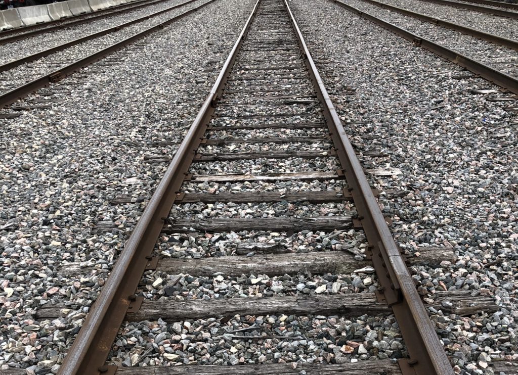 Rail road inspection using high power near infrared lasers