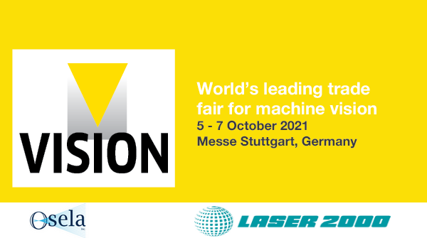 Vision Expo - Osela inc. Vision Expo, le plus grand salon mondial de la vision industrielle, 5-7 octobre, Messe Stuttgart, Allemagne