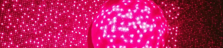 Lower density Red RPP (2) Osela Red laser Random pattern projector example for 3D stereo machine vision application
